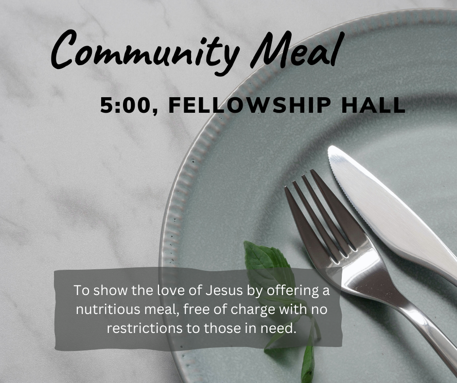 Community Meal, 5p