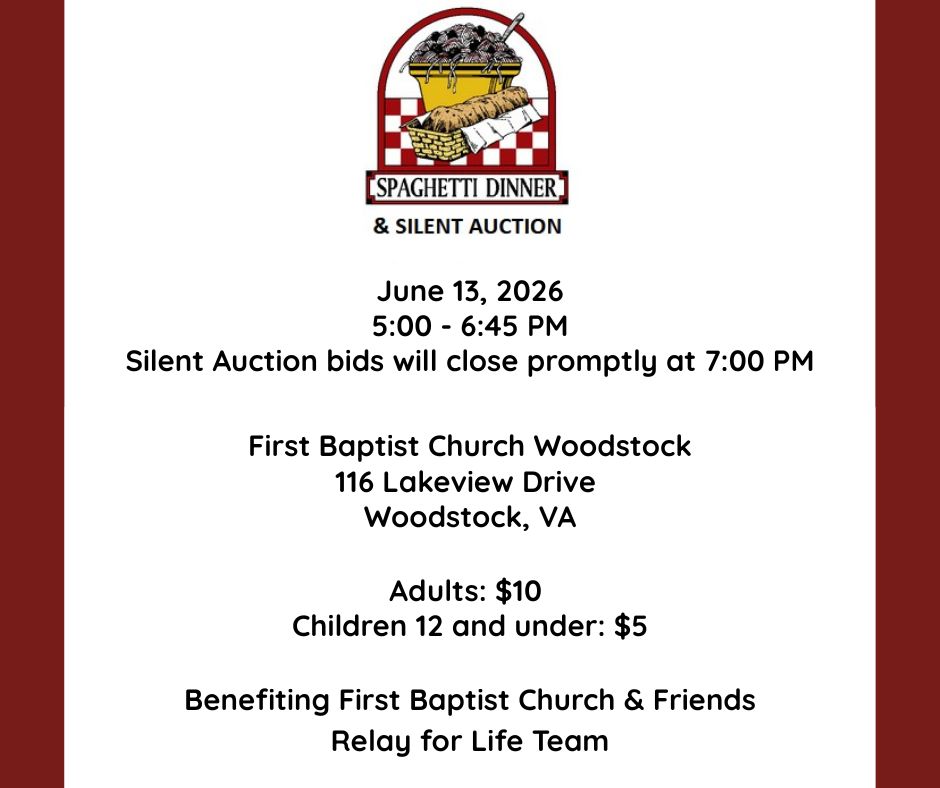 Spaghetti Dinner Auction Relay For Life